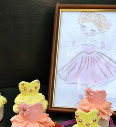 Cupcakes di proteine ​​della ballerina