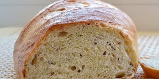 Pane lievitato con semolino e latticello