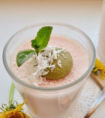 Mousse con gelatina