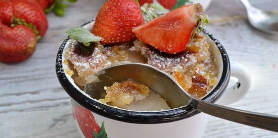 Banana lean creme brulee