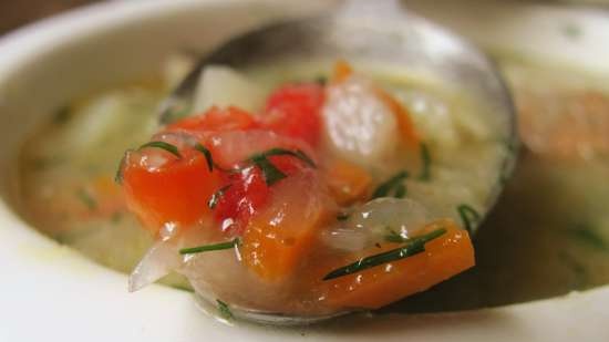 Sopa de patates gruixuda amb falafel (magra)