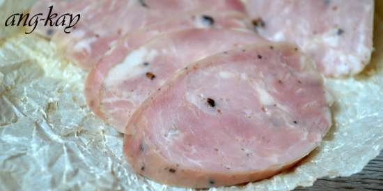 Salsiccia di maiale tritata (metodo di salatura a umido)