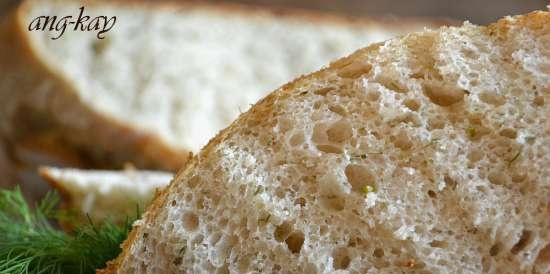 Pane con aneto e farina di cereali