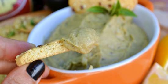 Patè di melanzane e aglio