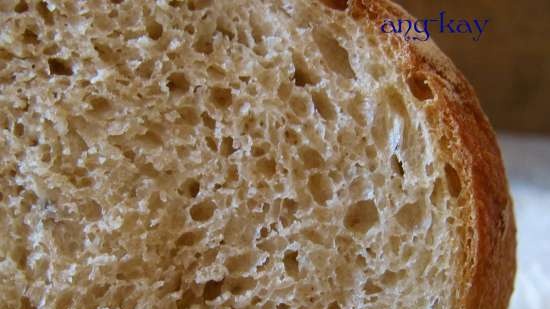 Pane con lavanda e miele di grano saraceno