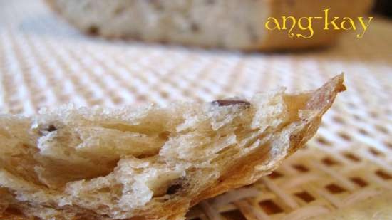 Preparato per pane con semi di lino