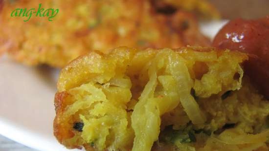 Bhaji. Frittelle magre di ceci e cipolla (senza glutine)