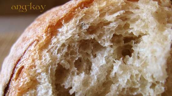 Bread with lavender and buckwheat honey