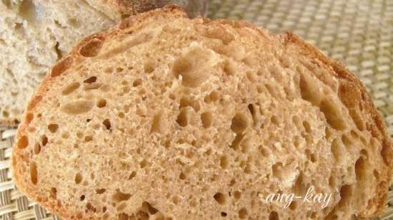 Pan de harina de primer grado con melaza