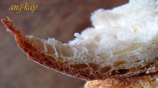 Bread with apple jam