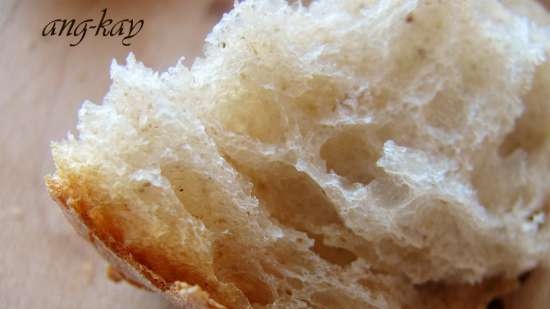 Bread mix on two sourdoughs