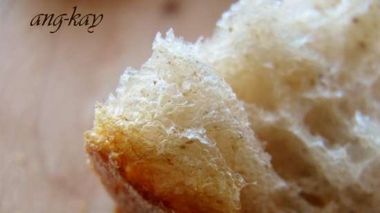 Bread mix on two sourdoughs