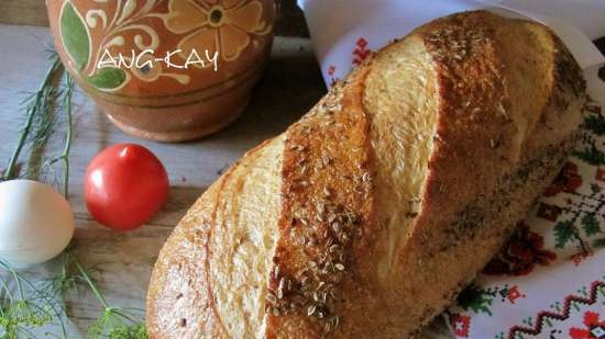 Wheat bread with dill seed (master class)