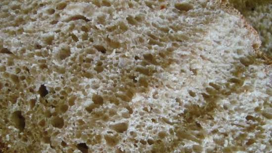 Pane di grano saraceno con semi di cumino a lievitazione naturale