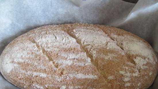 Plain Wheat Sourdough Corn Flour Bread