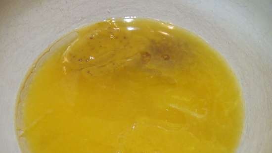 Hake roll na may orange marinade sauce