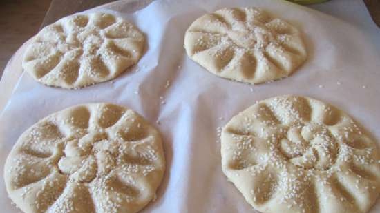 Tortillas di lenticchie con cipolle (magre)