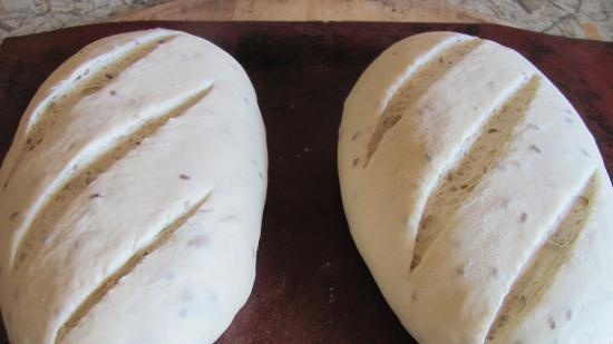 Pane lievitato con semolino e latticello