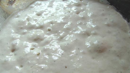 Pane di grano con fiocchi di grano saraceno