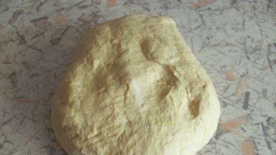 Pane con purea di carote e farina di zucca