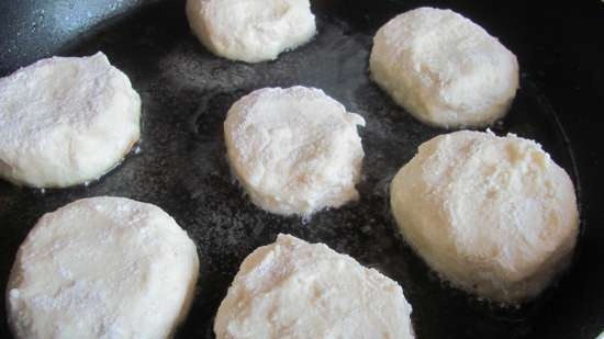 Tartas de queso con patatas