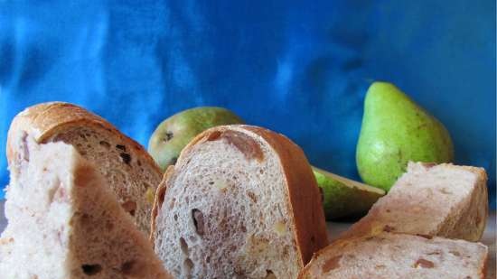 Pane pera con farina di grano saraceno