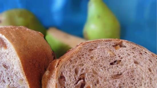 Pane pera con farina di grano saraceno