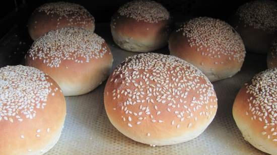 Sesame Burger Buns