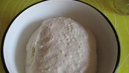 Bread with rice and rosemary