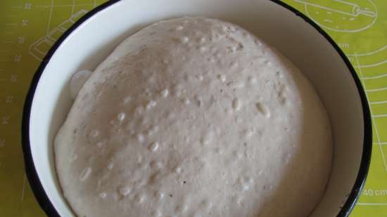 Bread with rice and rosemary