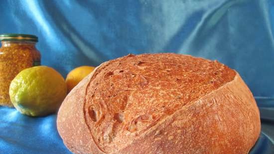 Pane preparato con lievito di limone