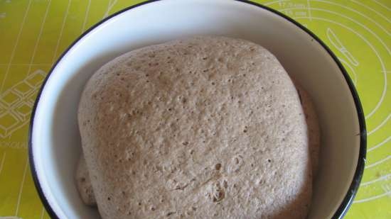 Pane con crema pasticcera di segale