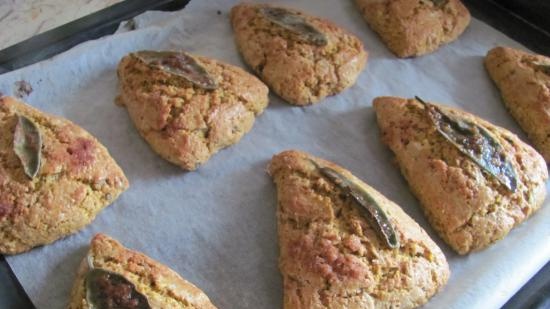 Pompoen Volkoren Scones Met Salie