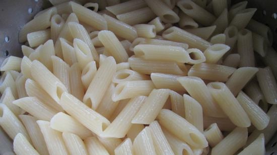 Pasta magra amb carbassa i curri