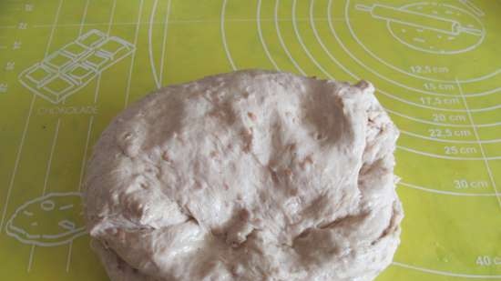 Sourdough bread with buckwheat flakes