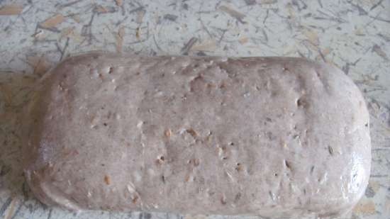 Pan de centeno elaborado con harina integral