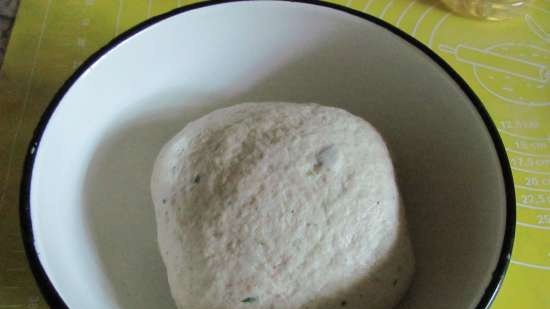 Pane di grano con zucchine (lievito naturale)