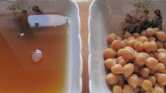 Galletas de garbanzos y maní (magras, sin gluten, vegetarianas)