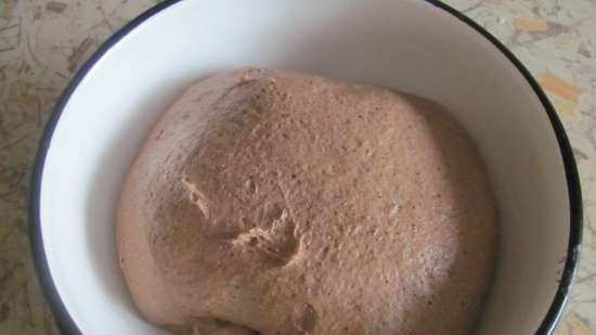 Sourdough wheat-rye bread with malt and anise