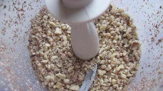 Torta di grano saraceno con crema di ricotta