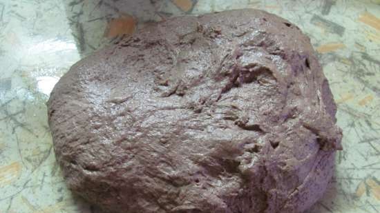 Pan de masa madre con harina de pepitas de uva