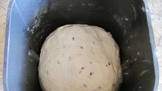 Pan de leche con sémola y lino