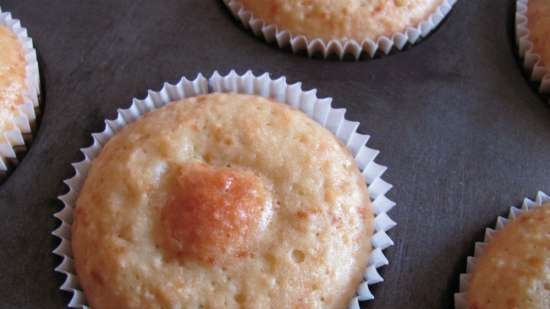 Cupcakes al cocco con crema al cocco