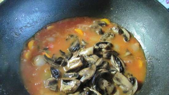 Mushroom bourguignon