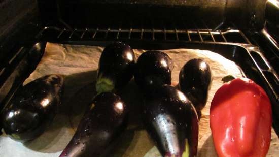 Aubergine kjøttboller med sesamfrø