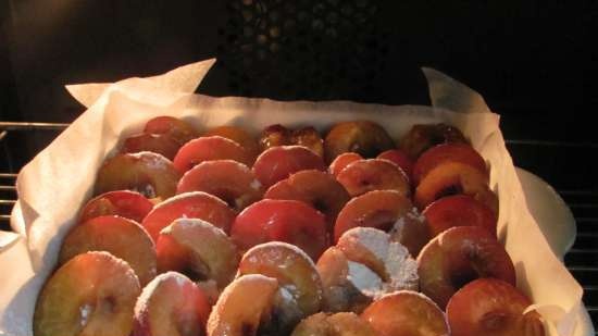 Torta di prugne al cognac