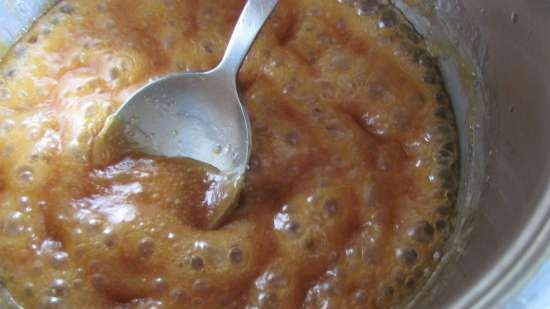 Pan de jengibre con natillas de centeno