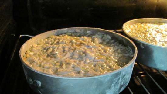 Casseruola di cavolo con farina d'avena