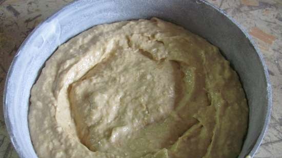 Torta di zucca con crema al burro proteico