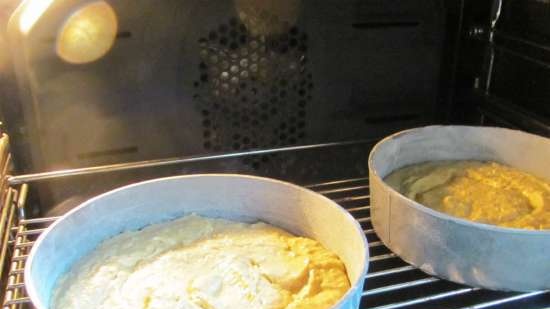 Torta di zucca con crema al burro proteico